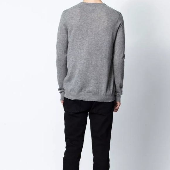Zadig & Voltaire Kennedy Cp Spi Men’s Cashmere Sweater - Picture 3 of 7